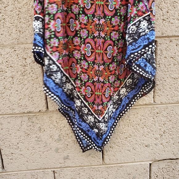 Klozlyne Handkerchief Hem Boho Dress. - Picture 5 of 12